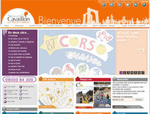 Tablet Screenshot of cavaillon.com